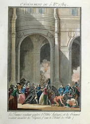 Événements du 5 octobre 1789 : Les femmes veulent pendre le prêtre Lefevre